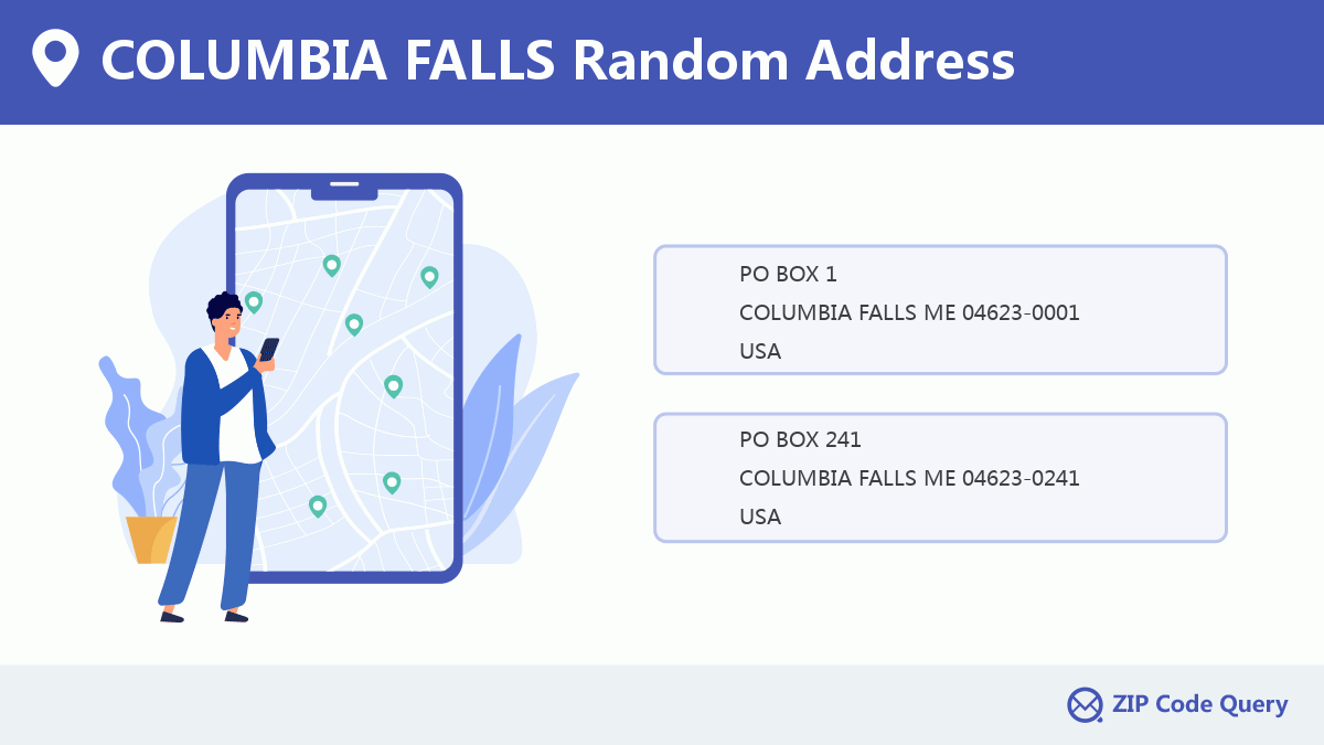 Fall City Washington Map City COLUMBIA FALLS, ME ZIP Code Maine United States ZIP Code 5